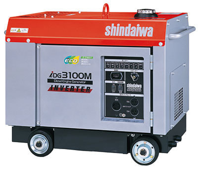 軽油発電機レンタル機イメージ