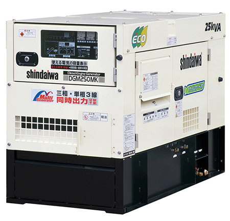 軽油発電機DGM250MK